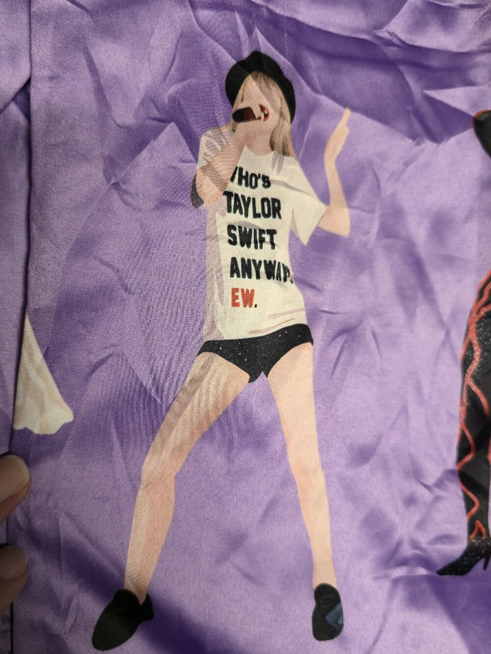 Taylor Swift Eras Tour Miami Satin Pajama Set For Women - Picture 7 of 11